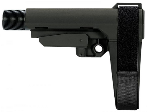 SB Tactical SBA3 STEALTH GRAY, 5-POSITION ADJUSTABLE