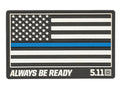 5.11 Tactical Thin Blue Line Rubber Patch
