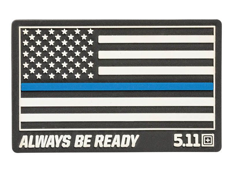 5.11 Tactical Thin Blue Line Rubber Patch