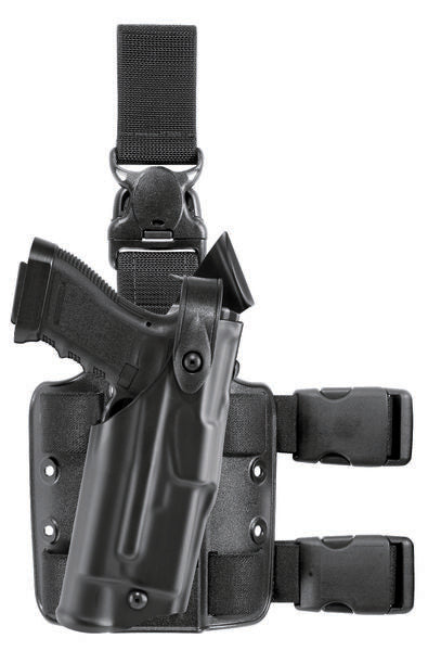 Safariland Model 6305 ALS/SLS Tactical Holster w/ Quick-Release Leg Strap for Sig Sauer P320C w/ Light