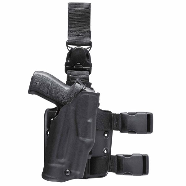 Safariland Model 6355 ALS Tactical Holster with Quick-Release Leg Harness for Glock 19 w/ Light