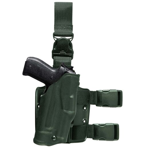 Safariland Model 6355 ALS Tactical Holster with Quick-Release Leg Harness for Glock 19 w/ Light