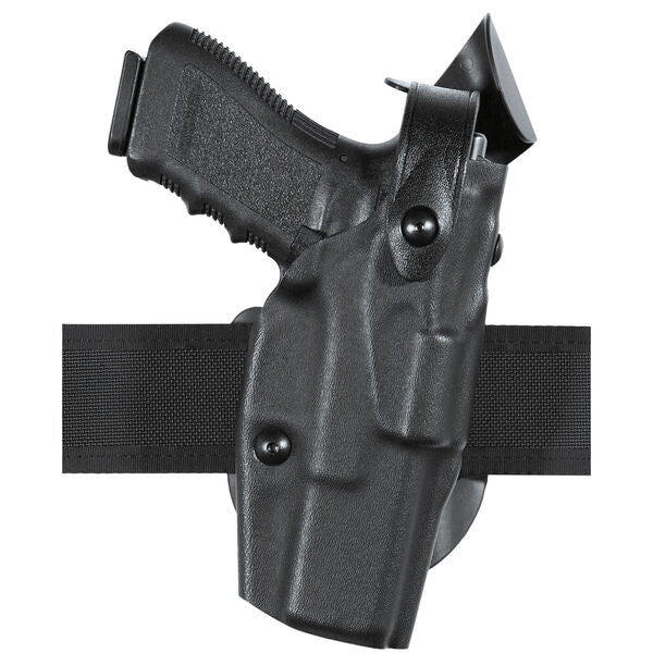 Safariland Model 6362 ALS/SLS Hi-Ride UBL, Level III Retention Duty Holster for Glock 17 w/ Light