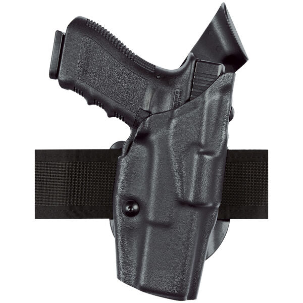 Safariland Model 6392 ALS Hi-Ride Level I Retention Duty Holster for Glock 17 w/ Light