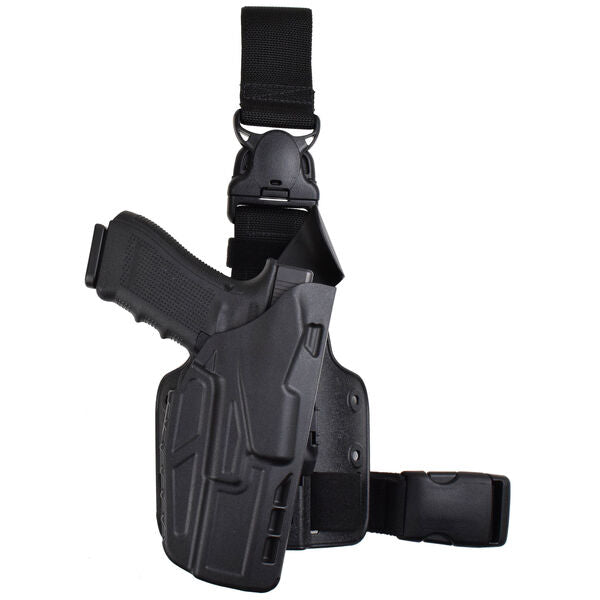 Safariland Model 7385 7TS ALS OMV Tactical Holster w/ Quick Release for Glock 17