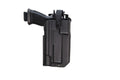 Comp-Tac Blue Duty Holster Series Optics Covered