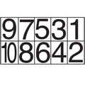 Lightning Powder LARGE ADHESIVE PHOTO NUMBERS B
