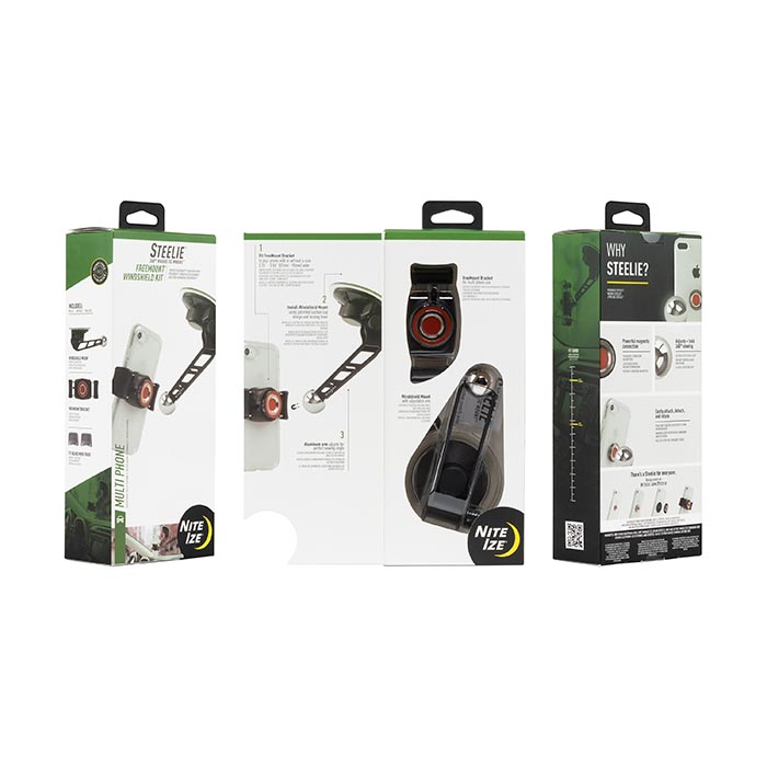 Nite-IZE Steelie FreeMount Windshield Kit
