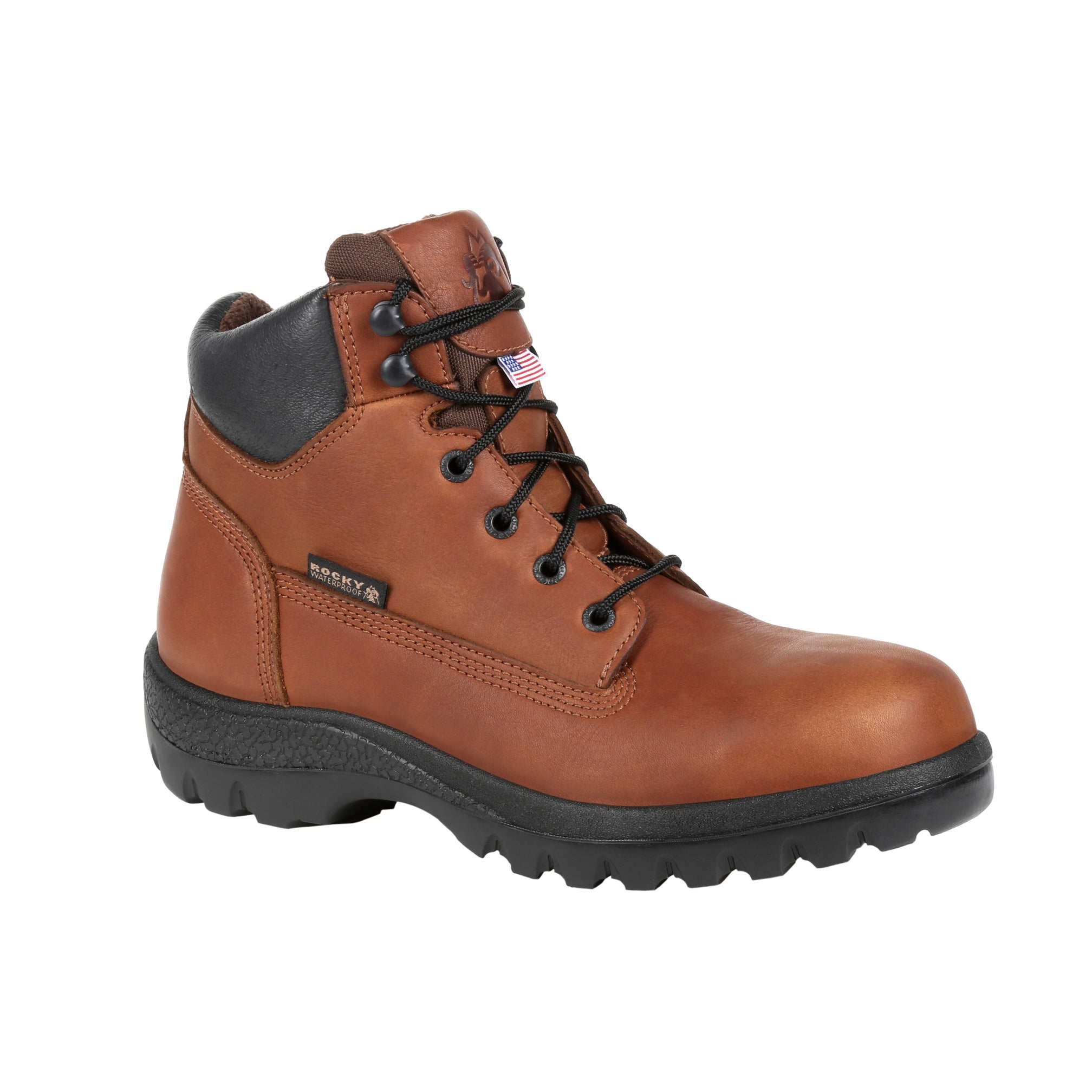 Rocky International USA Worksmart Steel Toe Waterproof Work Boot