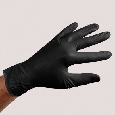 Sirchie Black Powder-Free Nitrile Gloves