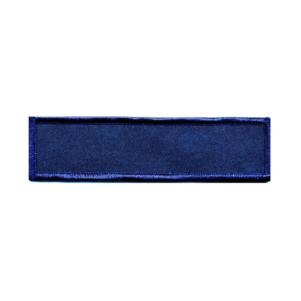 Hero's Pride Name Blank w/ Merrowed Bordered (Chicago PD) 3.33''x1'' - Dark Navy/Dark Navy