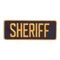 Hero's Pride SHERIFF Back Patch - Gold/Navy - 11''x4'' (5260)