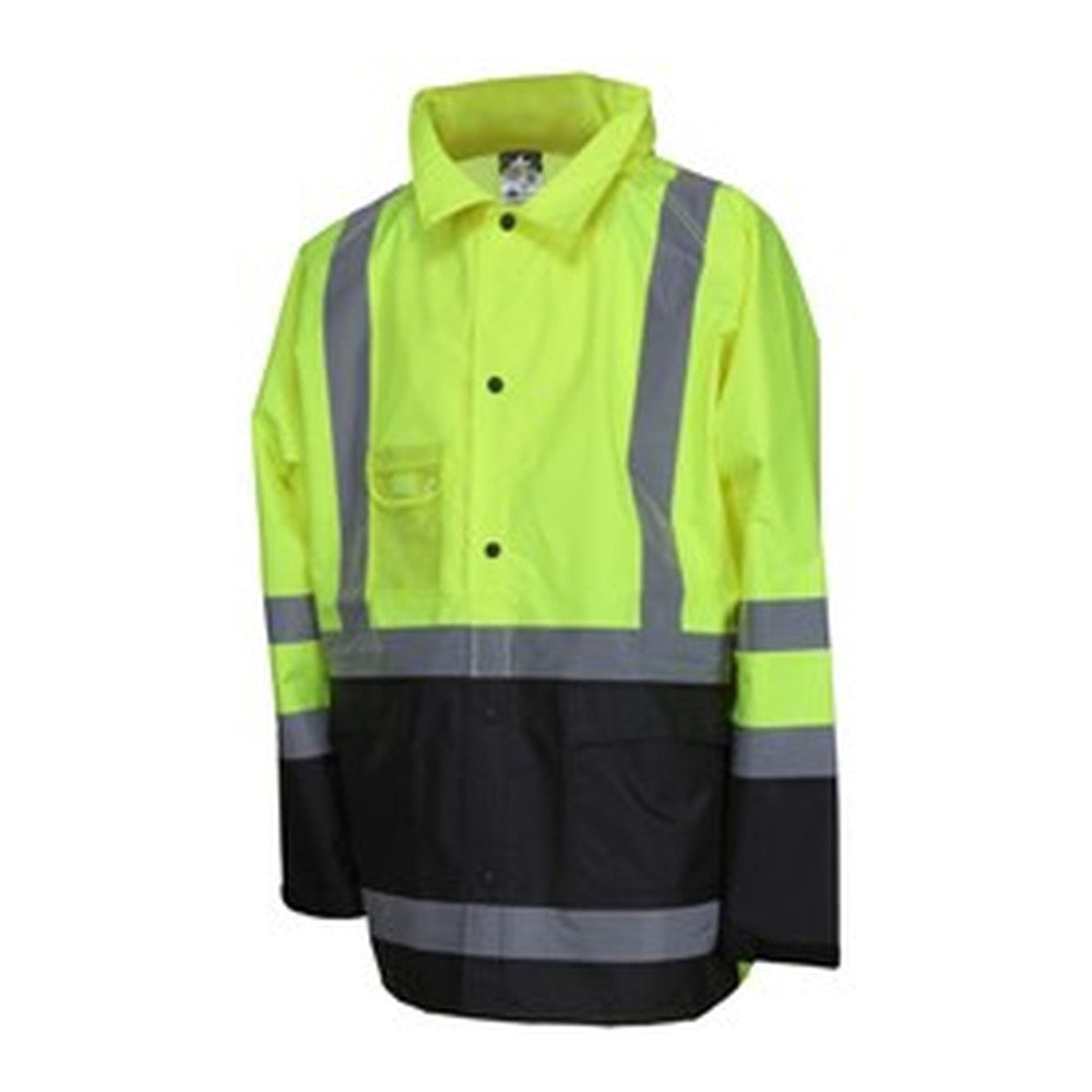 MCR Safety Class 3 Hi-Vis Waterproof Rain Jacket