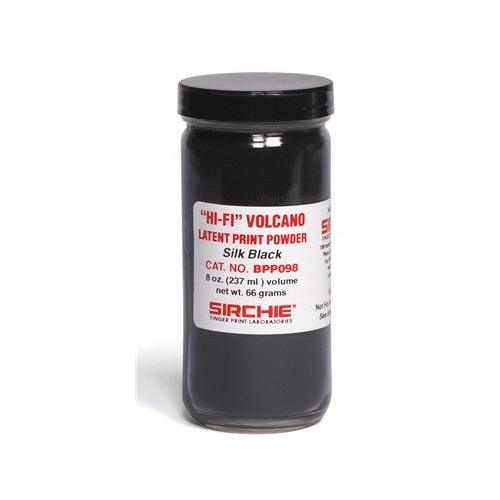 Sirchie Silk Black Fingerprint Powder 8 oz 237ml