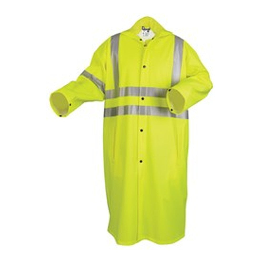 MCR Safety ANSI 107 Class 3 Hi Vis Lime Waterproof