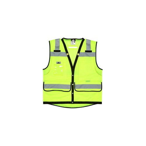 MCR Safety Class 2 Lime Premium Surveyor Safety Ves