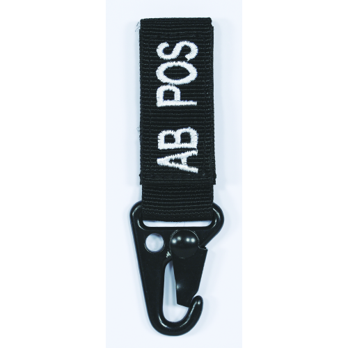 Voodoo Tactical Embroidered Blood Type Tags (AB+)