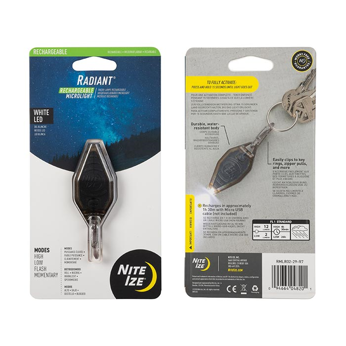 Nite-Ize Radiant Rechargeable Microlight - Coyote/White LED