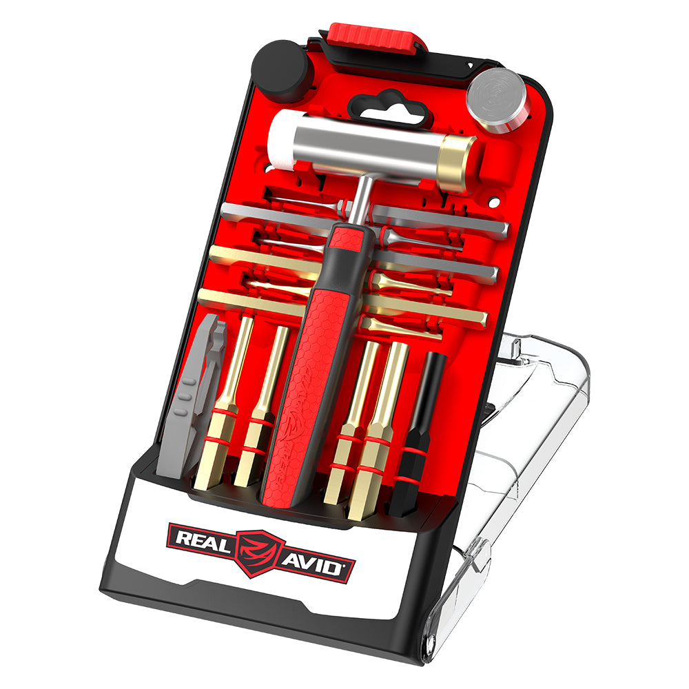 Real Avid Accu-Punch Hammer & Pin Punch Set - Brass
