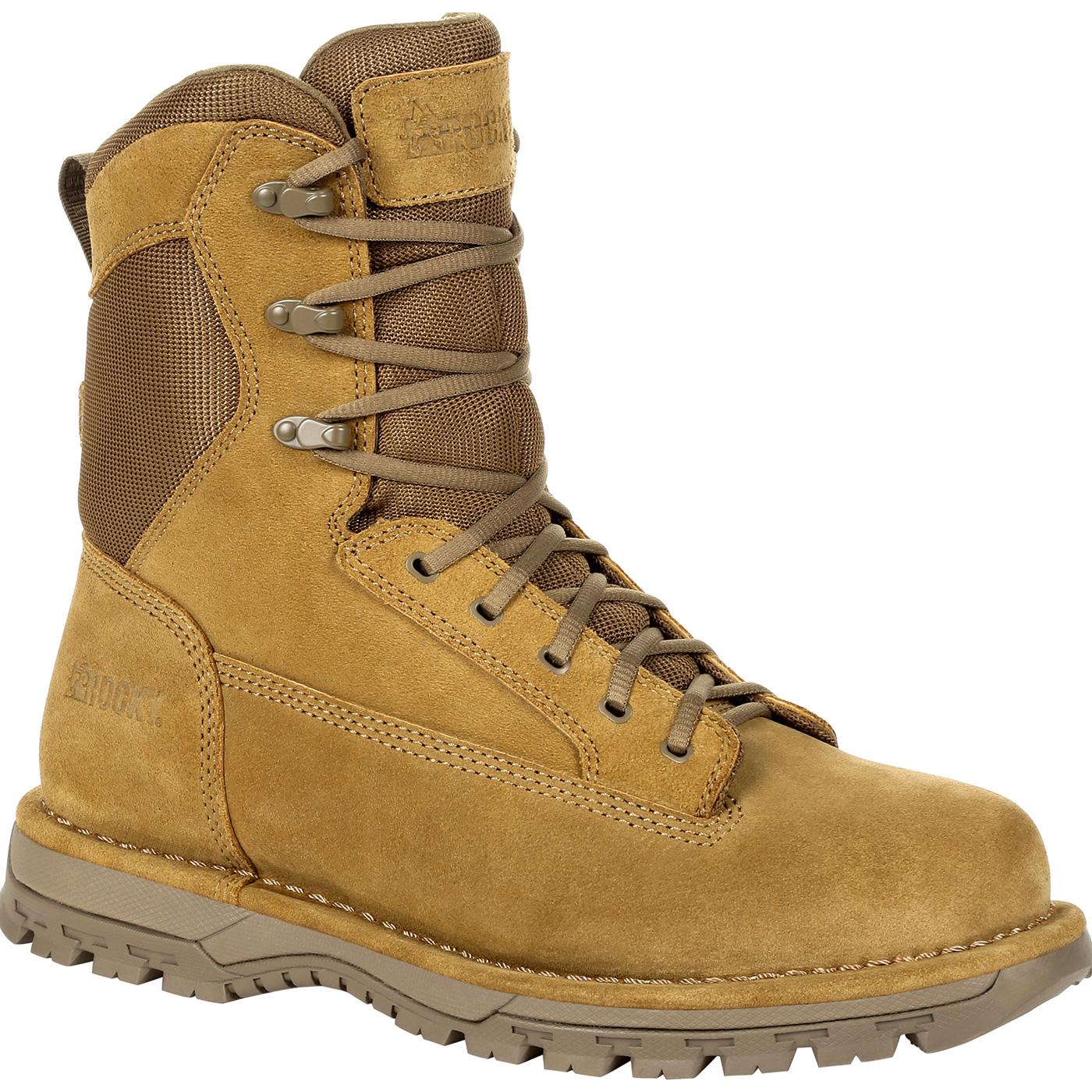 Rocky International Portland 8'' Coyote Brown Public Service Boot