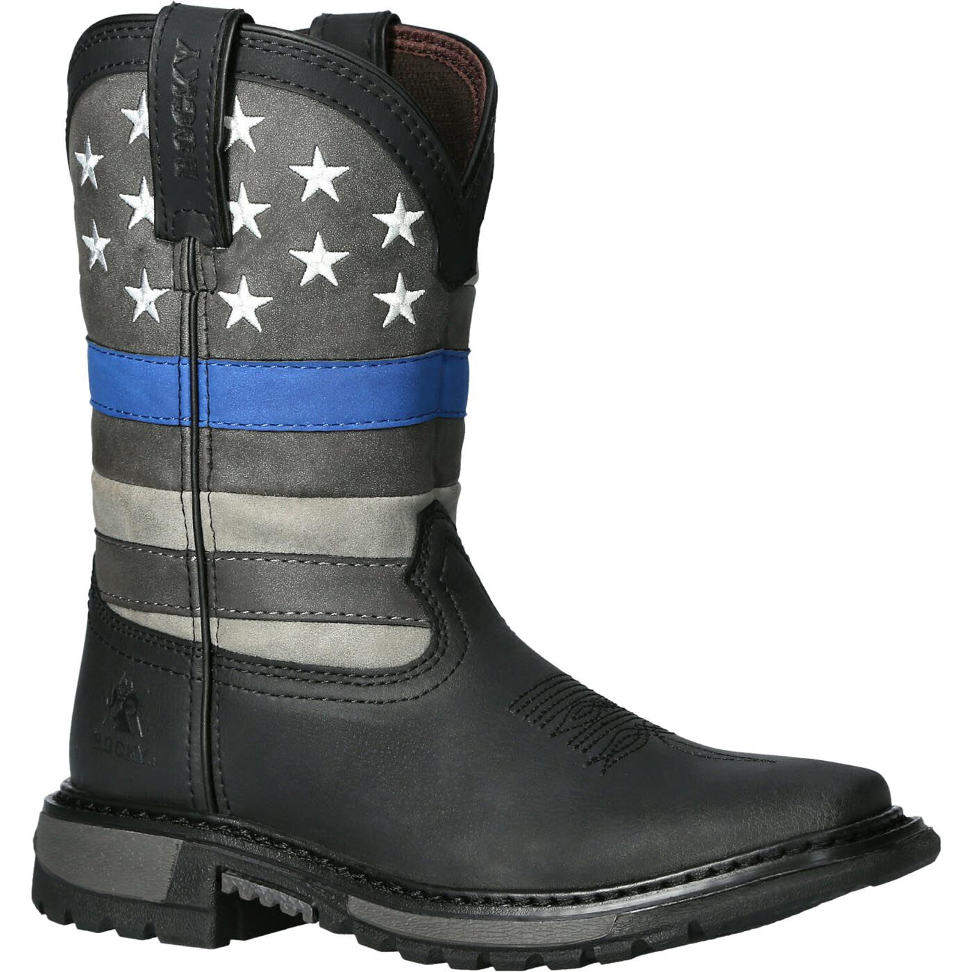 Rocky International Blue Line Kid Western Boot