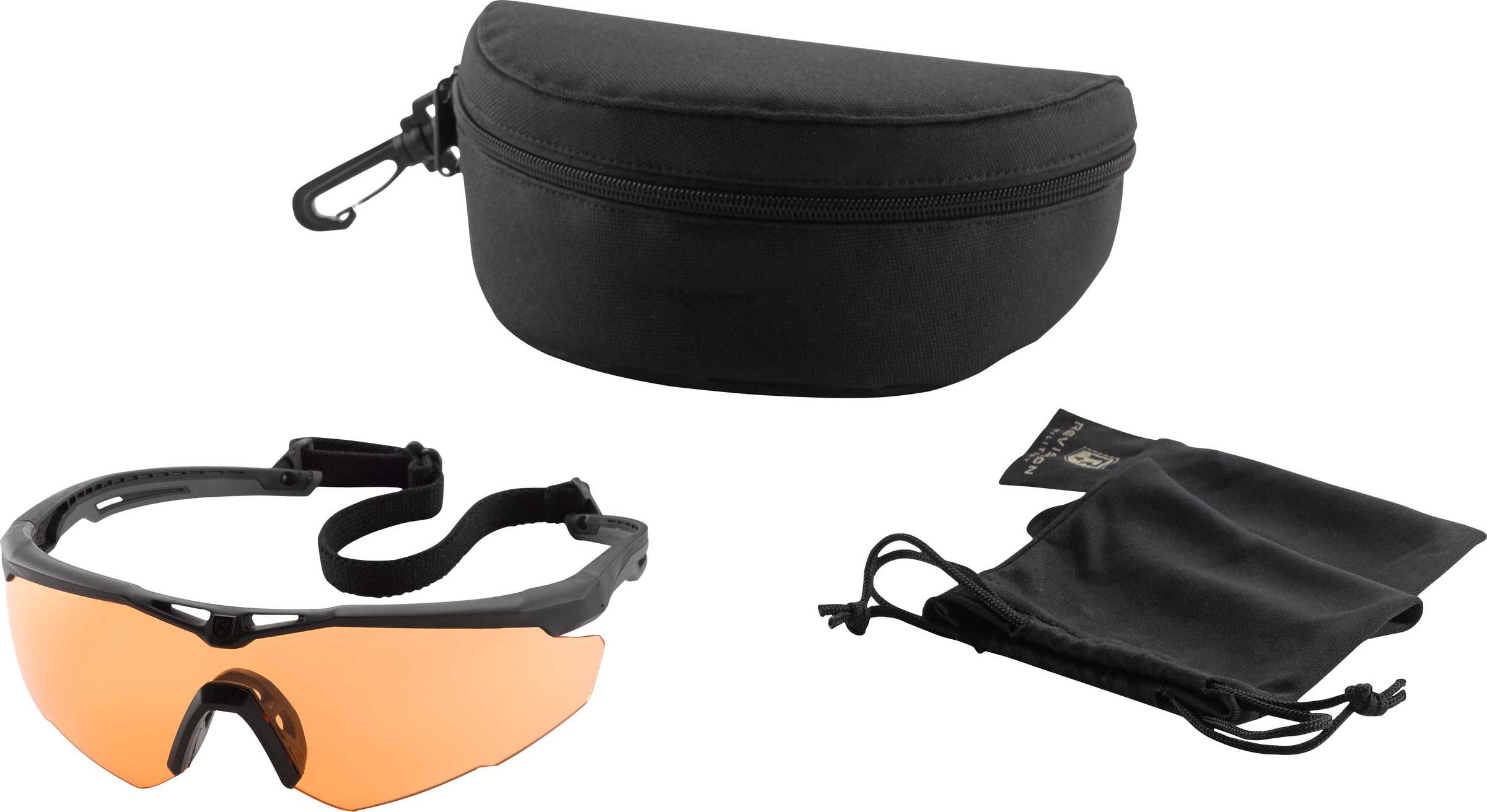 Revision Military Stingerhawk Eyewear System - Regular Vermillion Lens Basic Kit