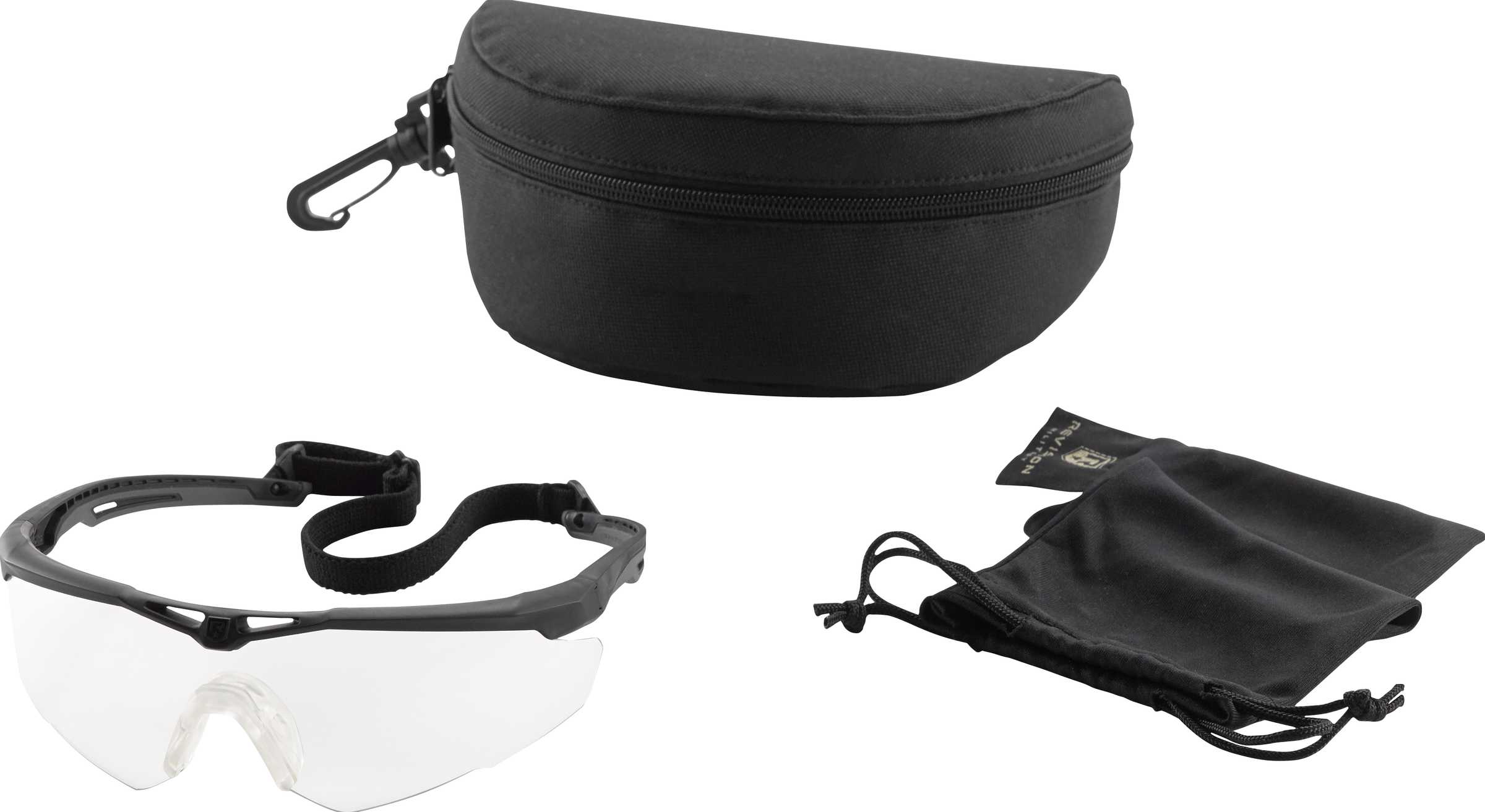 Revision Military Stingerhawk Eyewear System - Large Clear Basic Kit