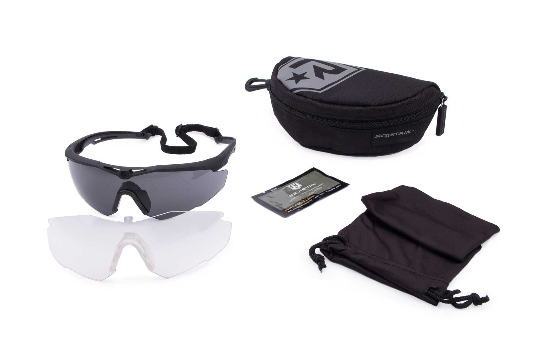 Revision Military Stingerhawk Eyewear System - Large U.S. Military Kit