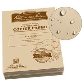 Rite in the Rain All-Weather 20# Printer Paper - 8.5 x 11
