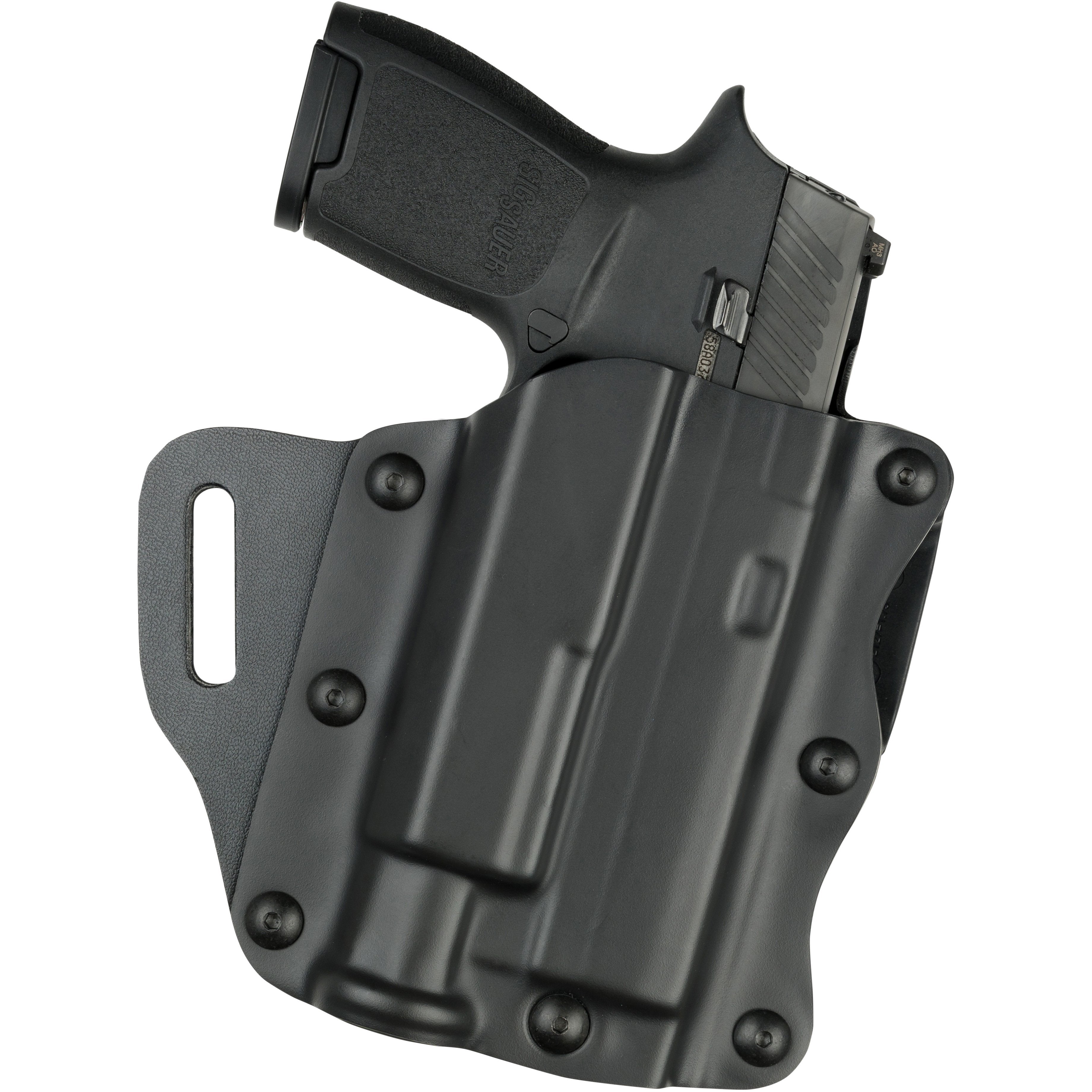 Safariland Model 557 Open-Top Belt Slide Concealment Holster for Sig Sauer P320 9 w/ Light