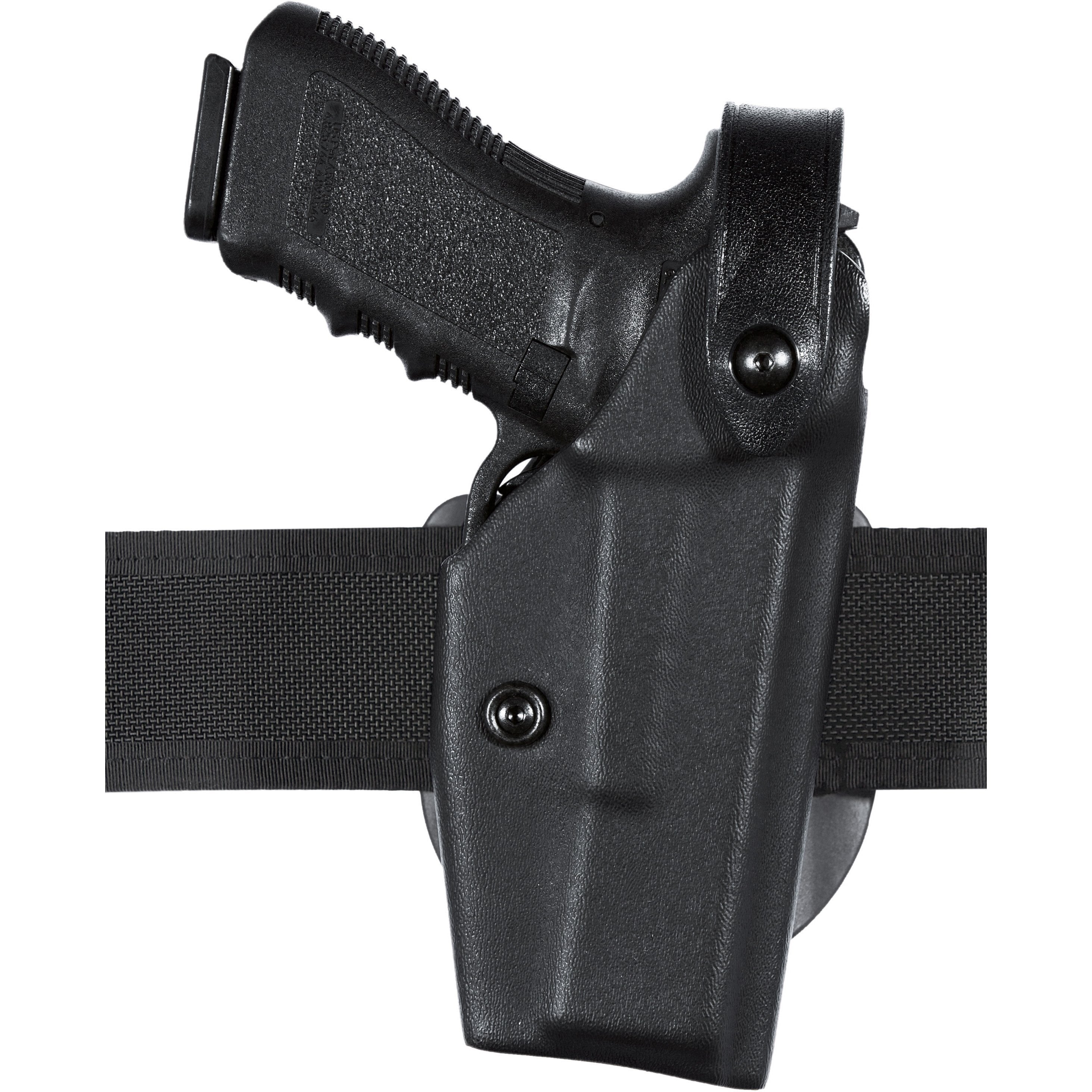 Safariland Model 6282 SLS Hi-Ride Level II Retention Duty Holster for Glock 17 Gens 1-4 w/ SureFire Light