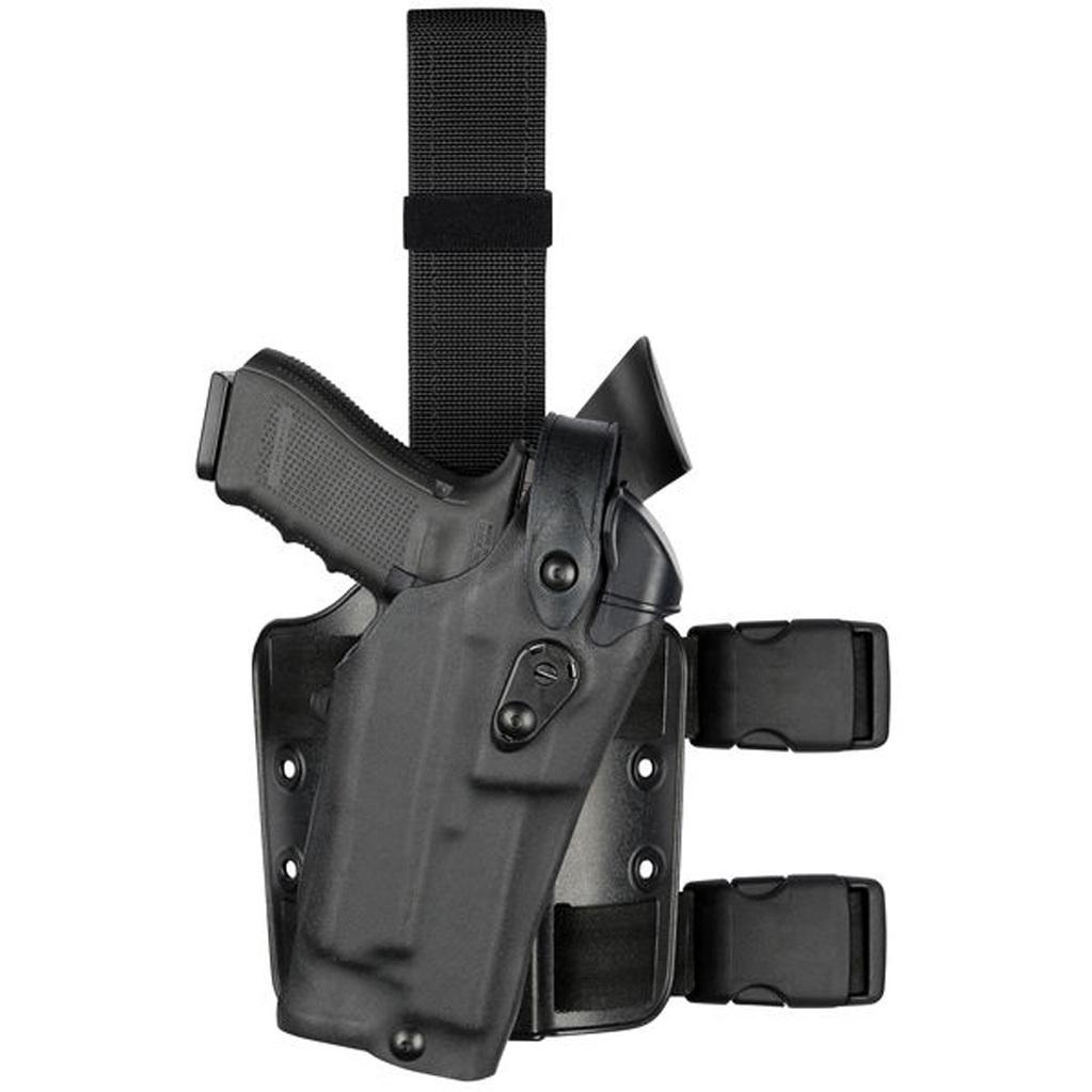 Safariland Model 6304RDS ALS/SLS Drop-Rig Tactical Holster for Glock 17/22 w/ SureFire XVL2