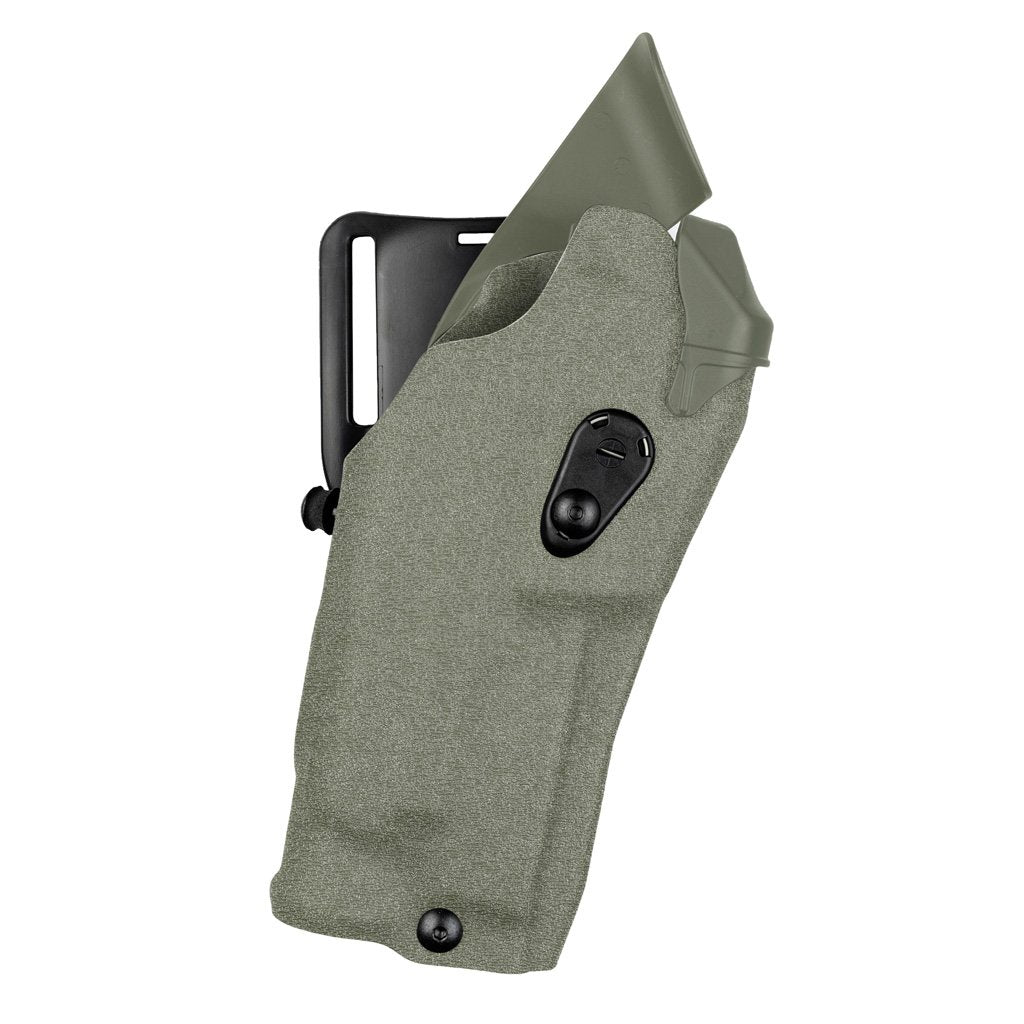 Safariland Model 6390RDS ALS Mid-Ride Level I Retention Duty Holster for Glock 17 MOS w/ Light