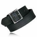 Boston Leather 1 3/4'' Garrison Belt, 4-Row Stitched