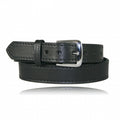 Boston Leather 1 1/2 Stitched Off Duty Belt
