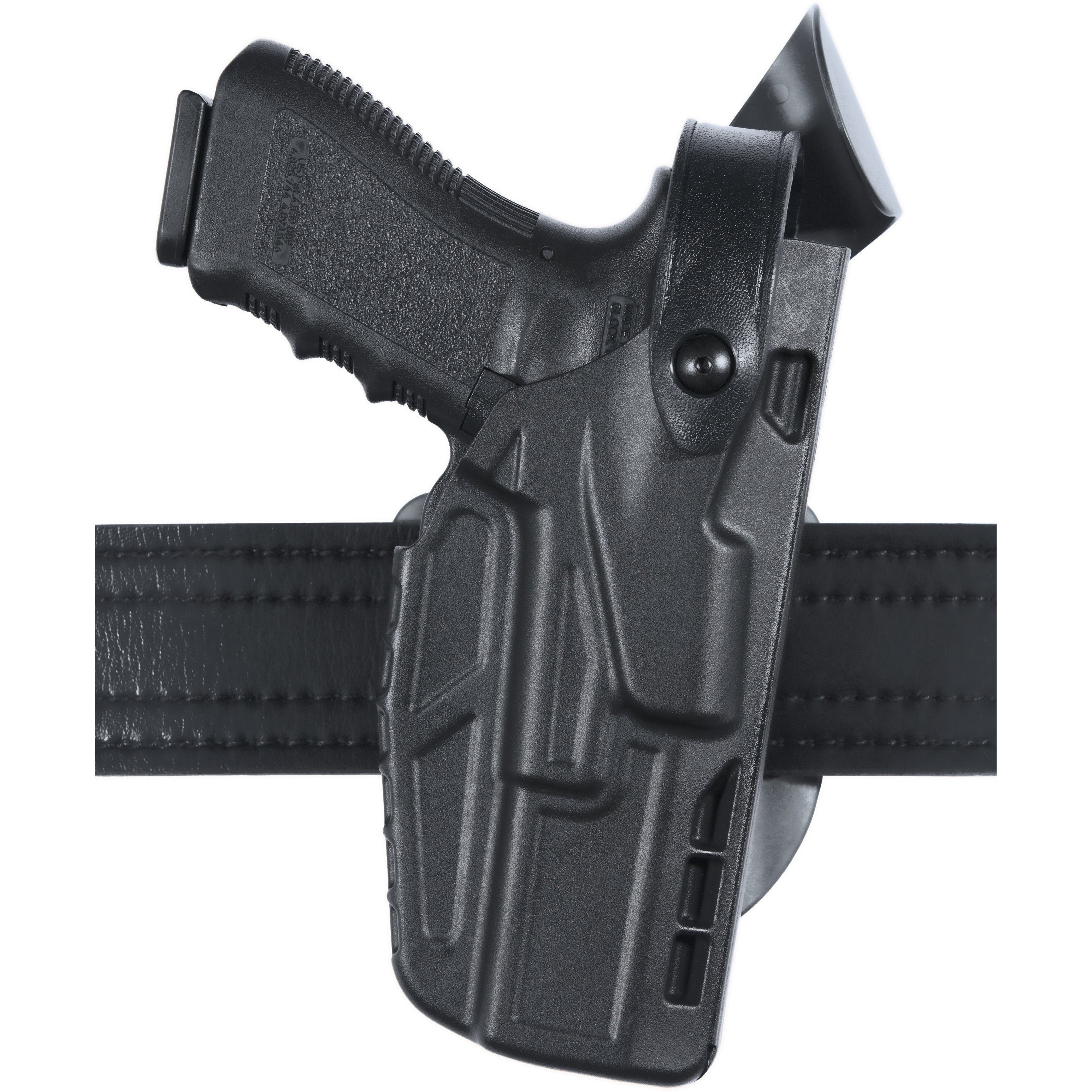 Safariland Model 7362 7TS ALS/SLS Hi-Ride UBL, Level III Retention Duty Holster for Glock 19 w/ Light