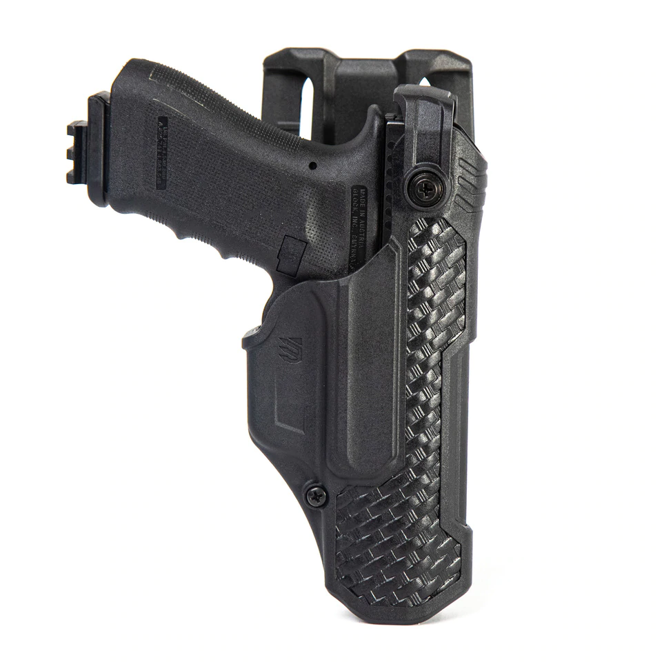 BLACKHAWK! T-Series L3D Basketweave Glock 17/19/22/23/31/32/45/47 LH, Box