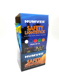 Humvee Humvee 6 Safety Glow Sticks, Display of 36