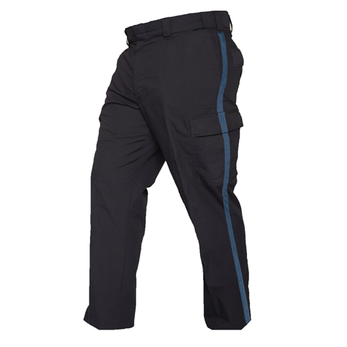 Elbeco Reflex Cargo Pants w/French Blue Stripe-Mens-Dark Navy