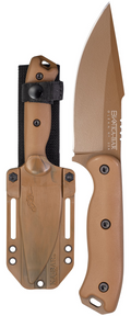 Ka-Bar BURNT BRONZE CELCON SHEATH, STR EDGE