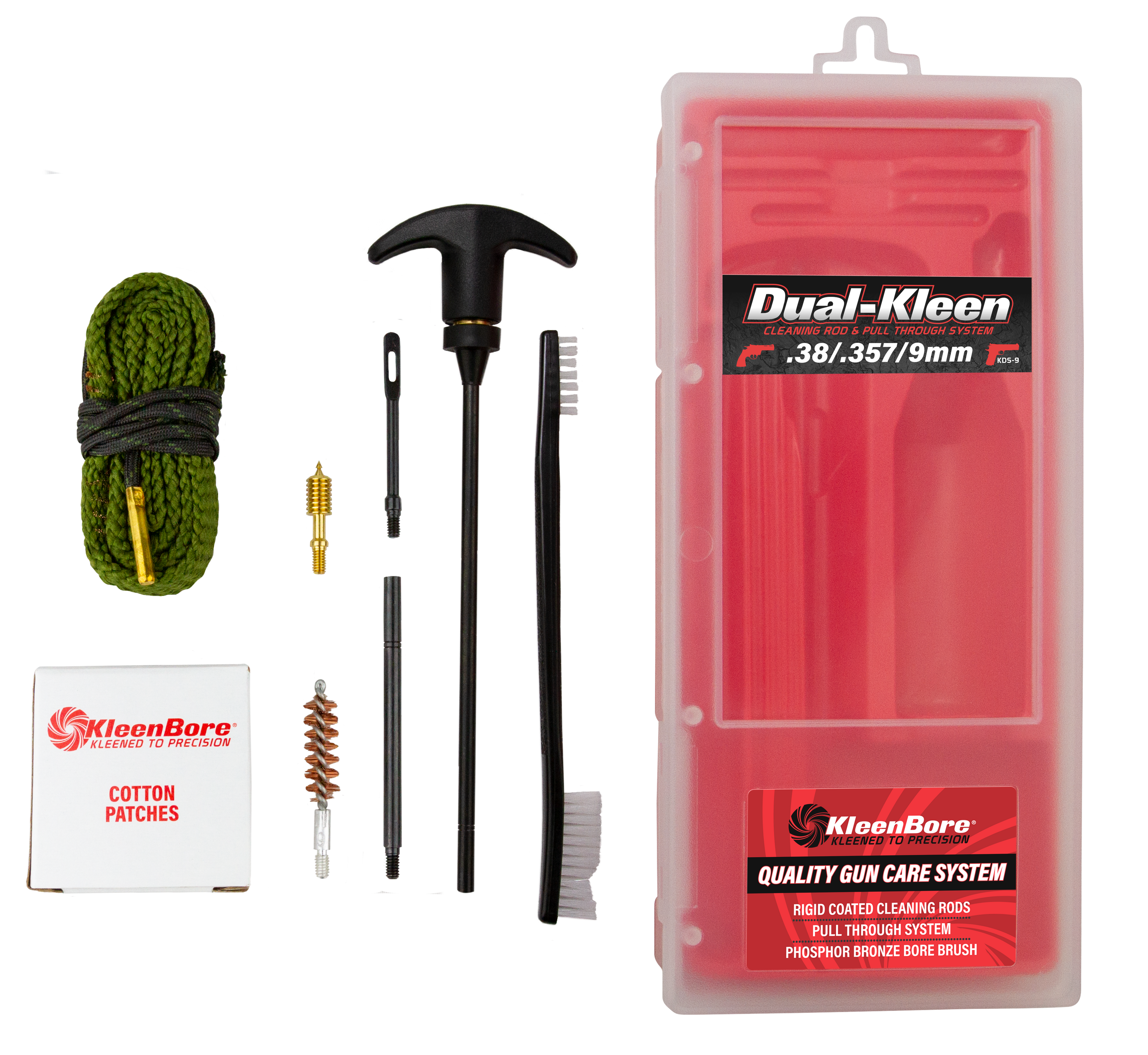 Kleenbore Rod & Kwick Kleen Rope Cleaner Dual System 9mm Kit