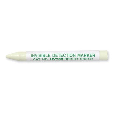 Sirchie Invisible Fluorescent Crayon Pale Green/Fluoresces Bright Green