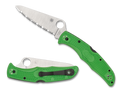 Spyderco Pacific Salt Lightweight Green FRN