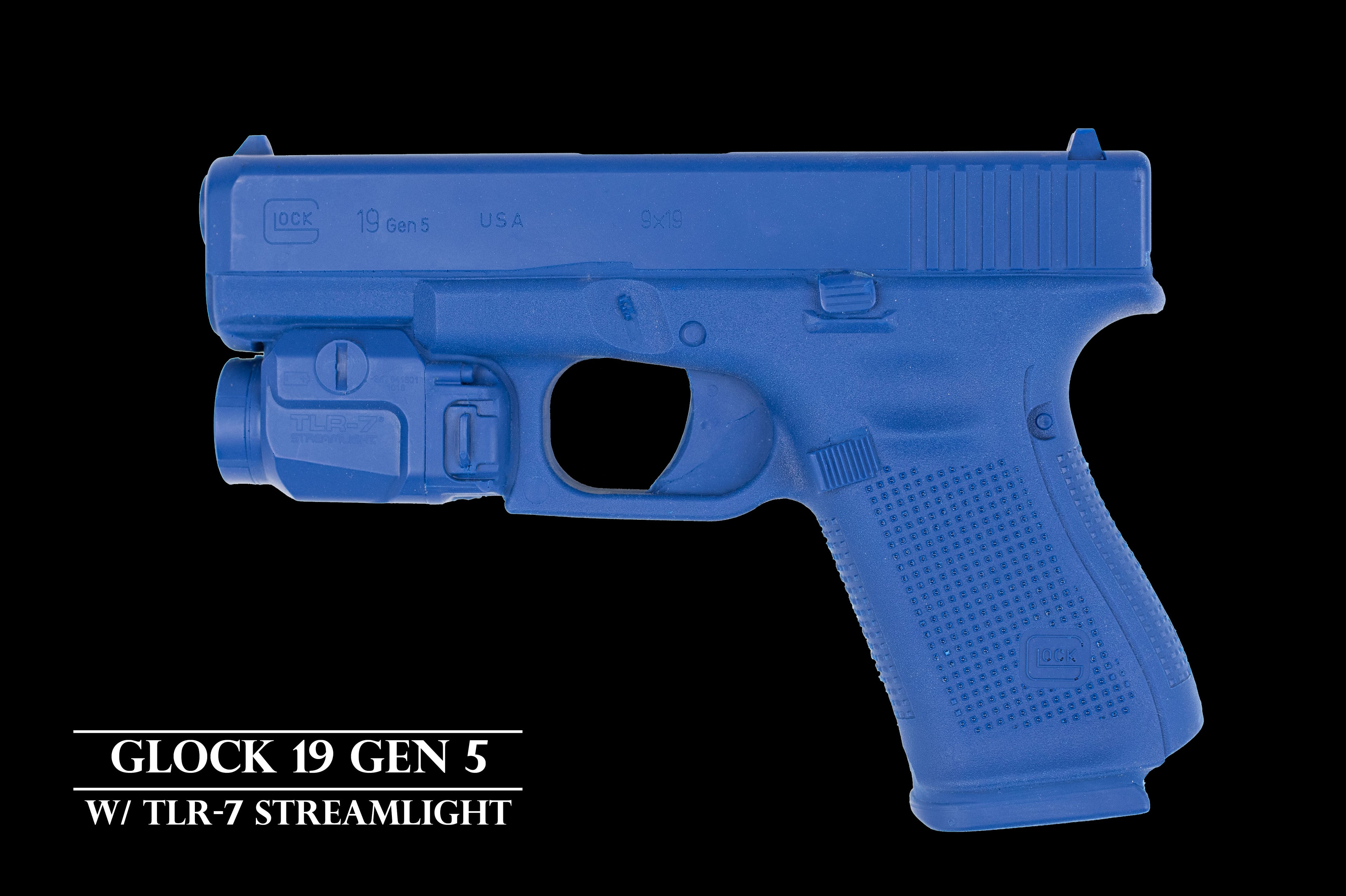 Blue Training Guns By Rings GLOCK 19/23/32 Generation 5 w/TLR7
