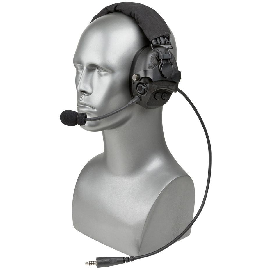TCI Liberator IV Advanced Single Comm Headset Only with Hearing Protection