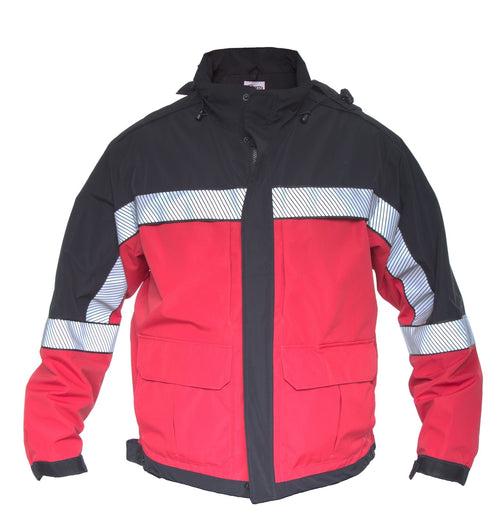Elbeco Shield Color Block Duty Jacket-Red/Navy