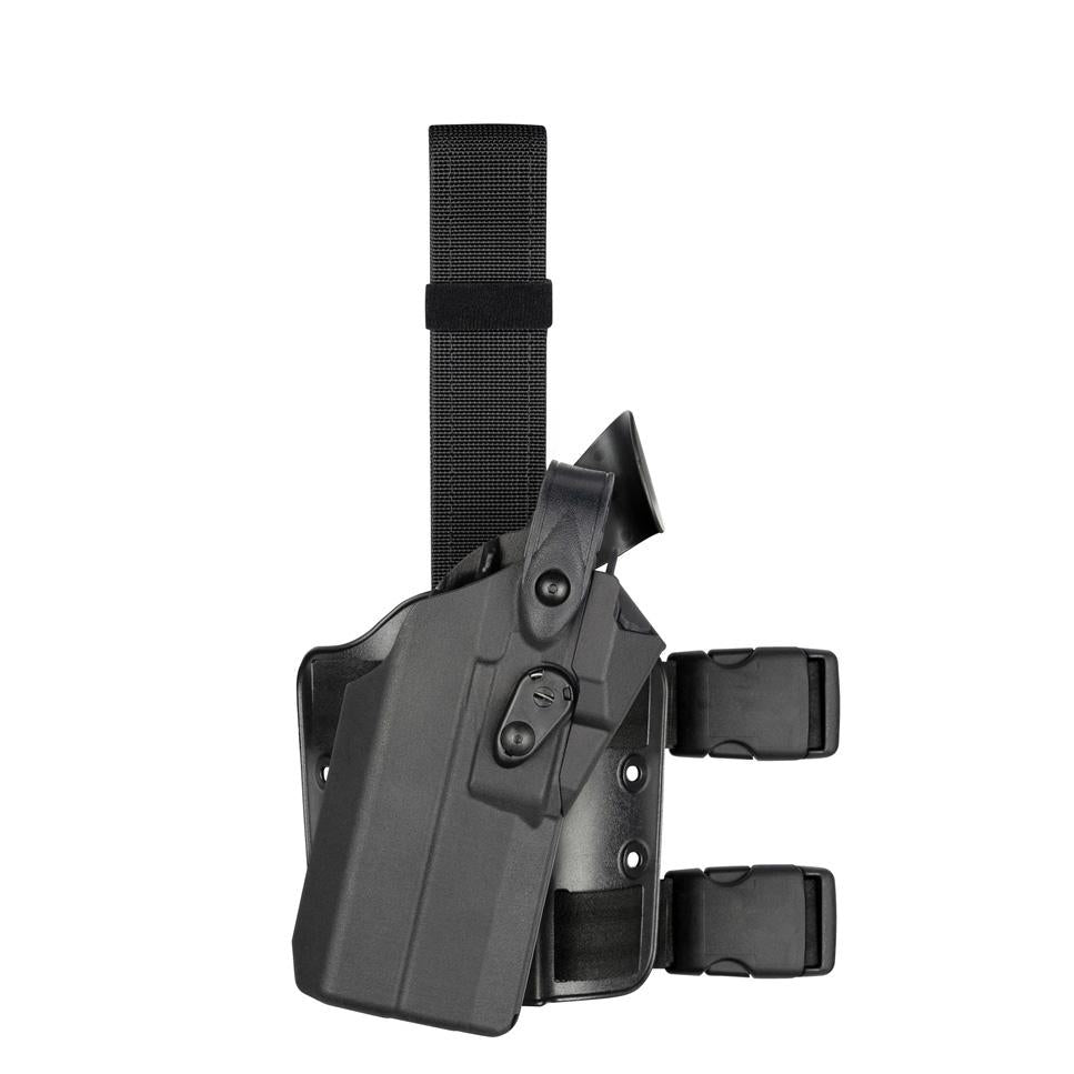 Safariland Model 7304RDS 7TS ALS/SLS Tactical Holster for Glock 19 w/ Compact Light