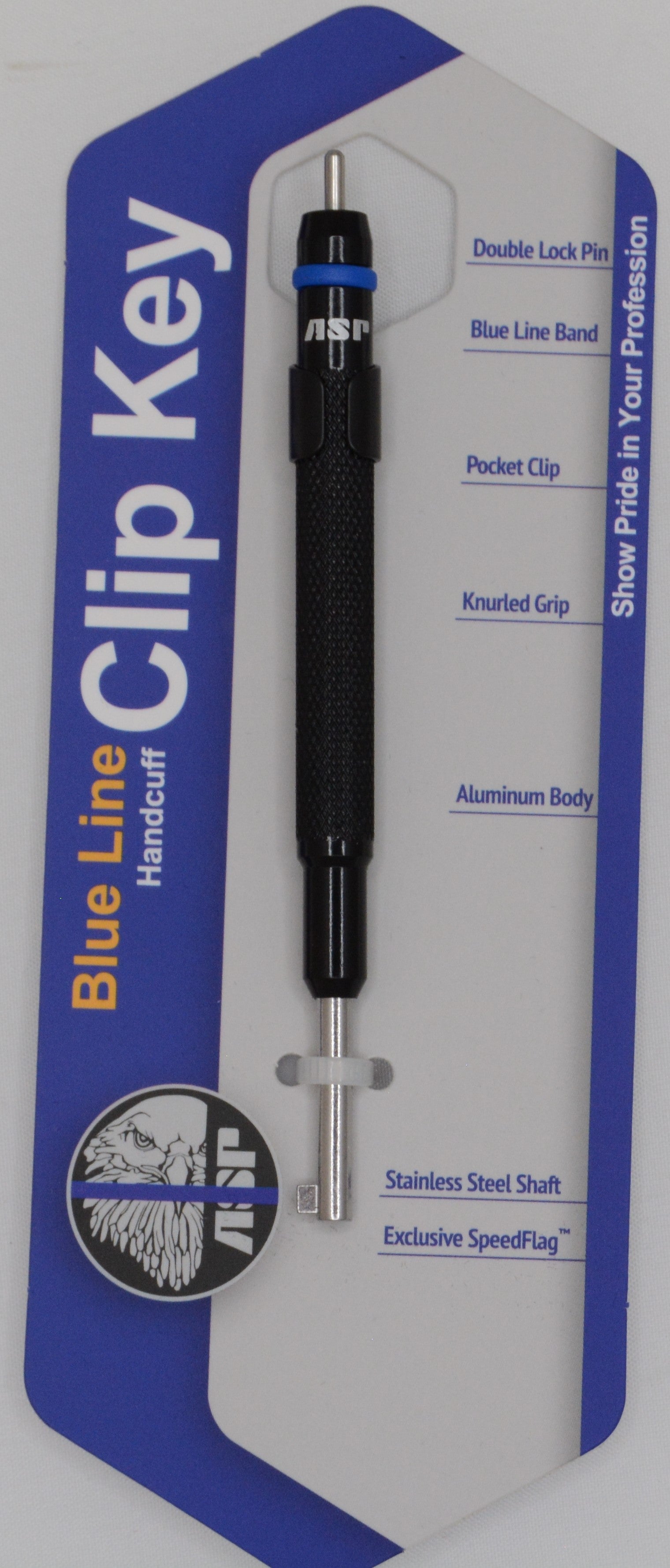 ASP Blue Line Handcuff Key 24 Piece Display
