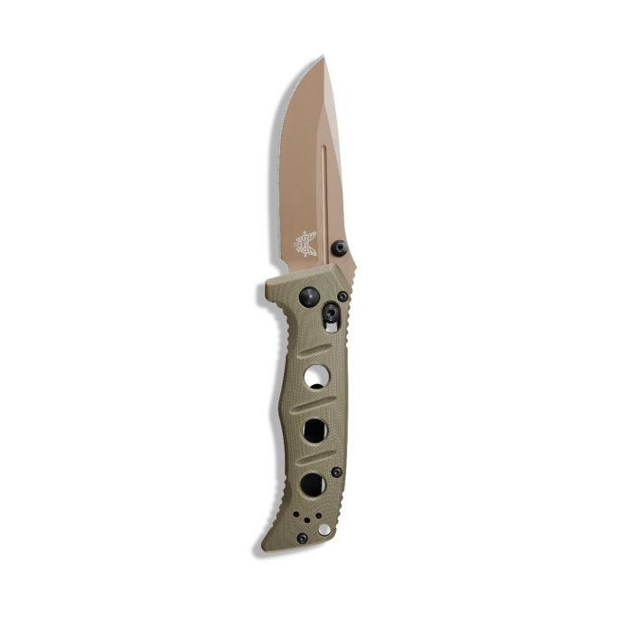 Benchmade Mini Adamas | OD Green G10 | Drop-point