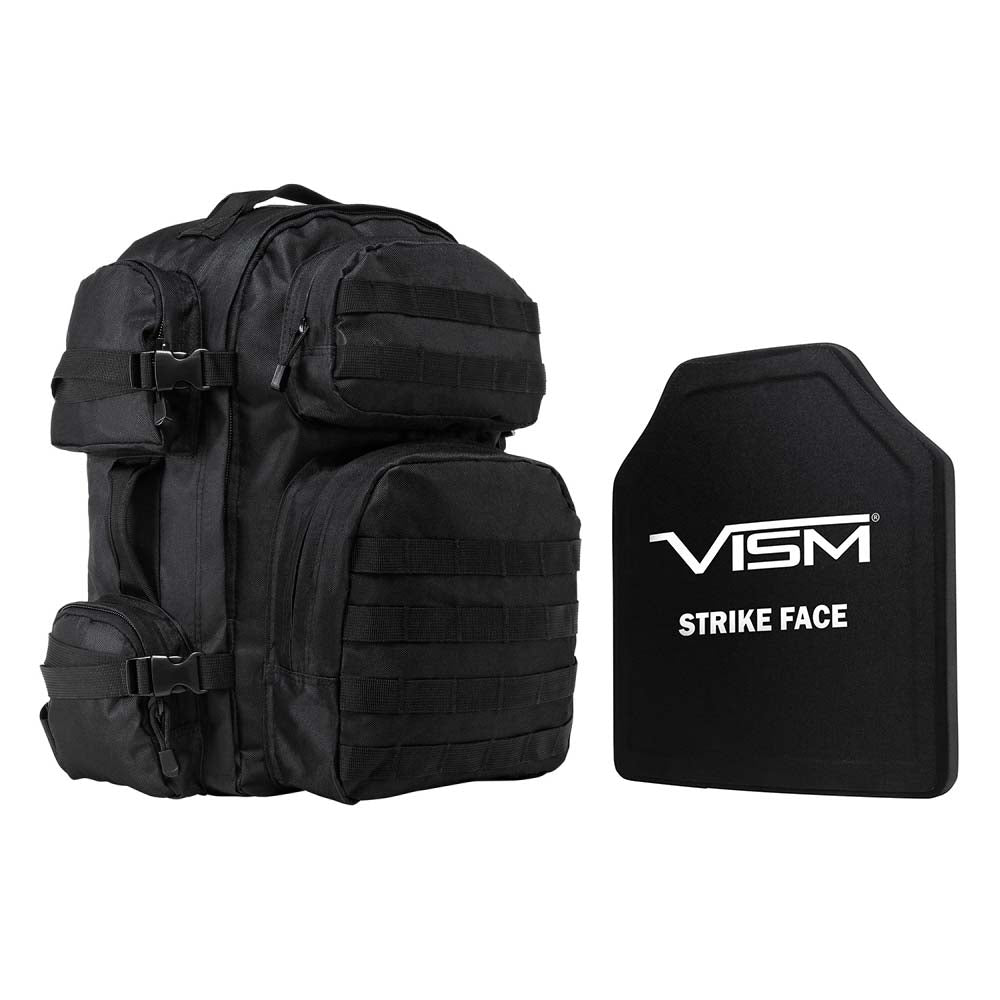 NcSTAR Tactical Backpack w/10'x12' Level III+ STR's Cut PE Hard Ballistic Plate
